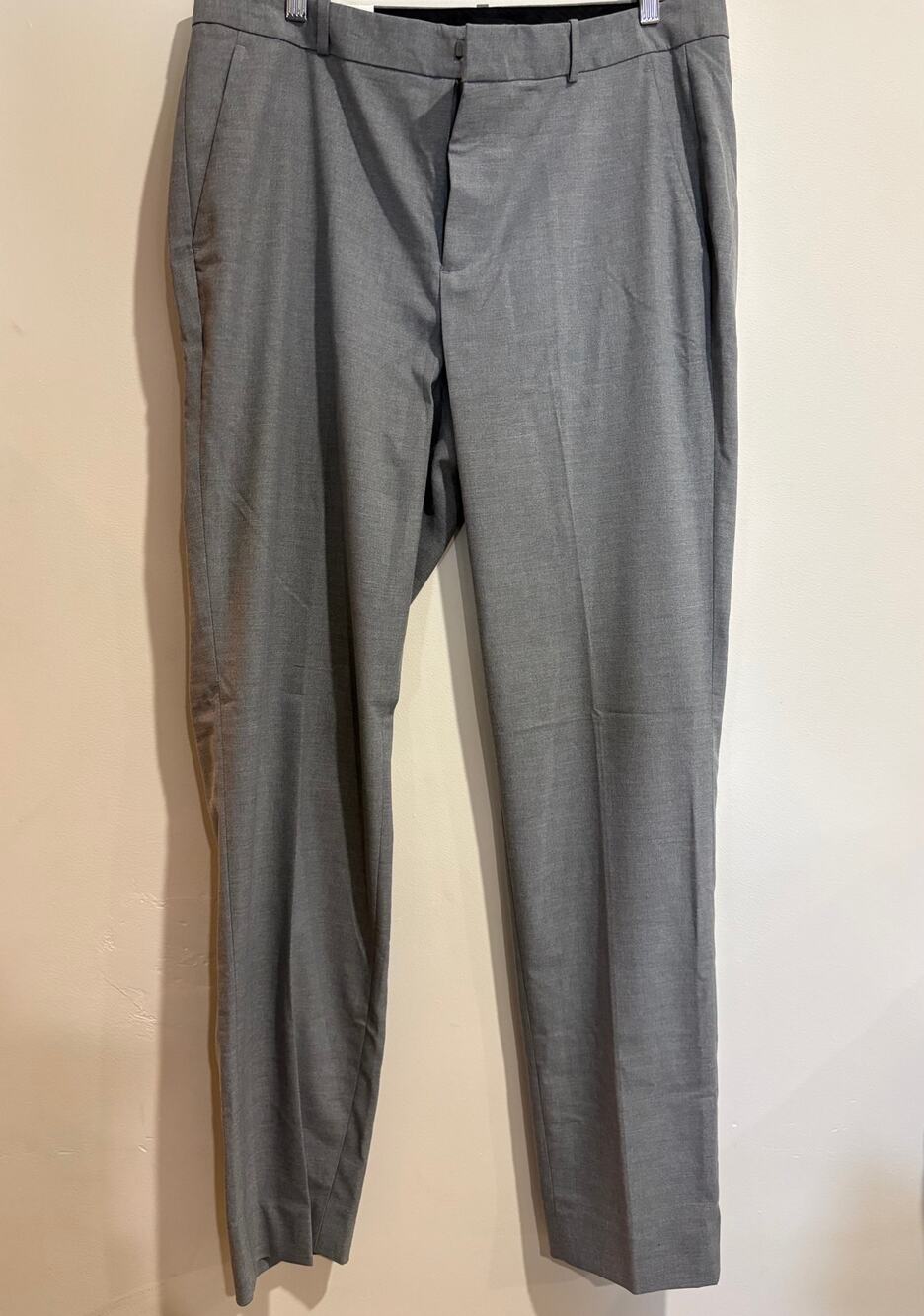NWT Banana Republic Ryan Curvy Mid-Rise Trouser Pants Gray Women 12 Tall